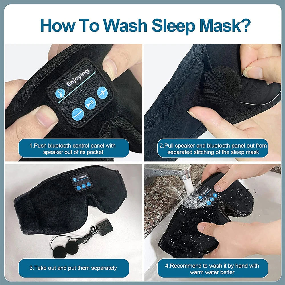 How to wash your sleep mask